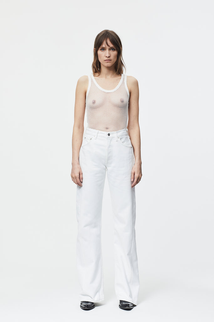 WIDE LEG / WHITE JEANS