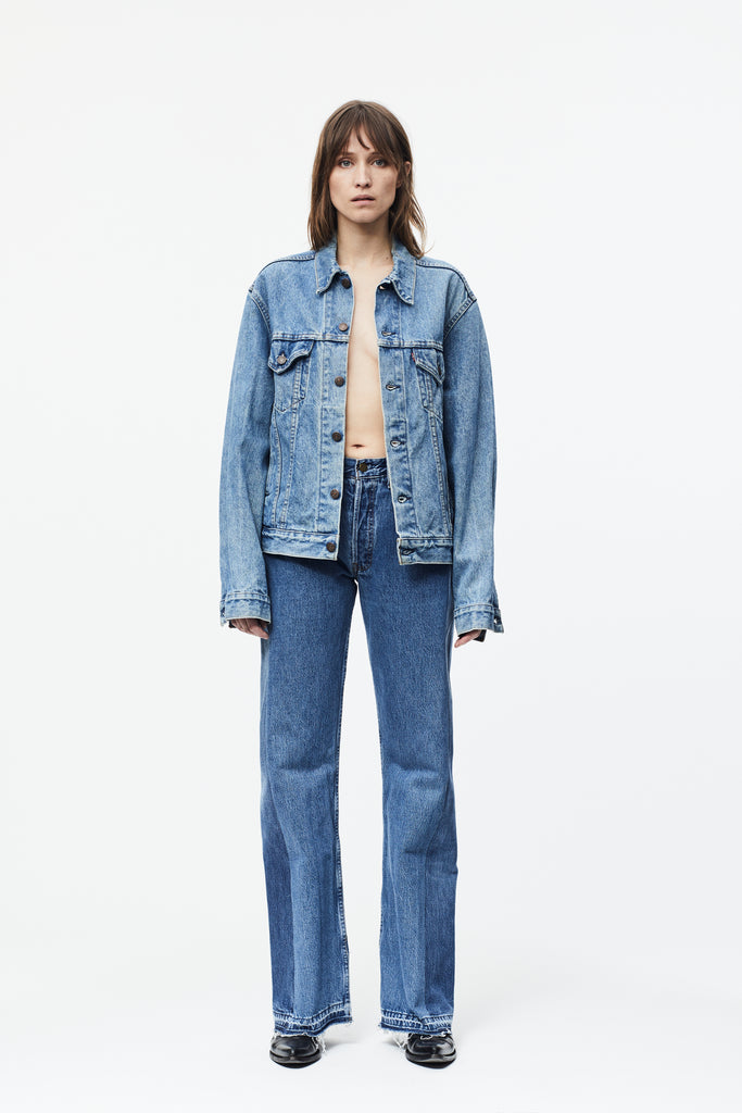 WIDE LEG / BLUE JEANS